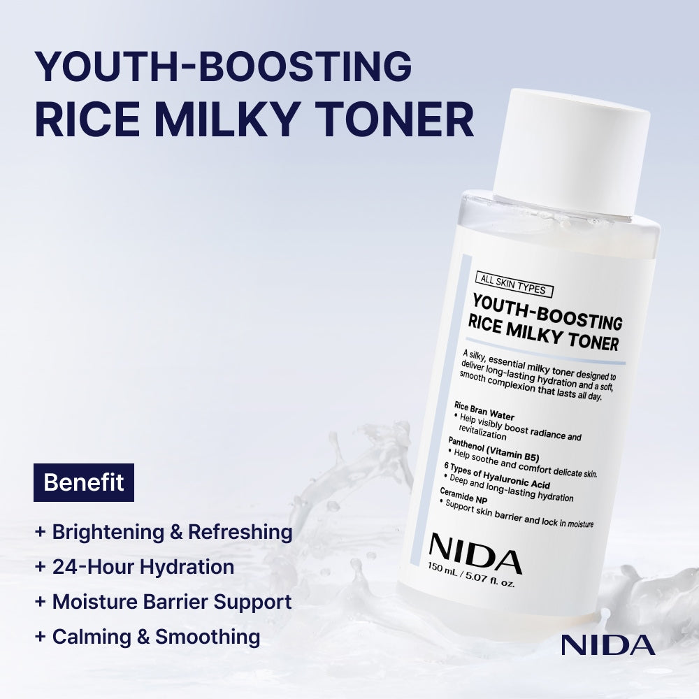 NIDA Super Deal Skincare Set of 7 (Milky Toner)