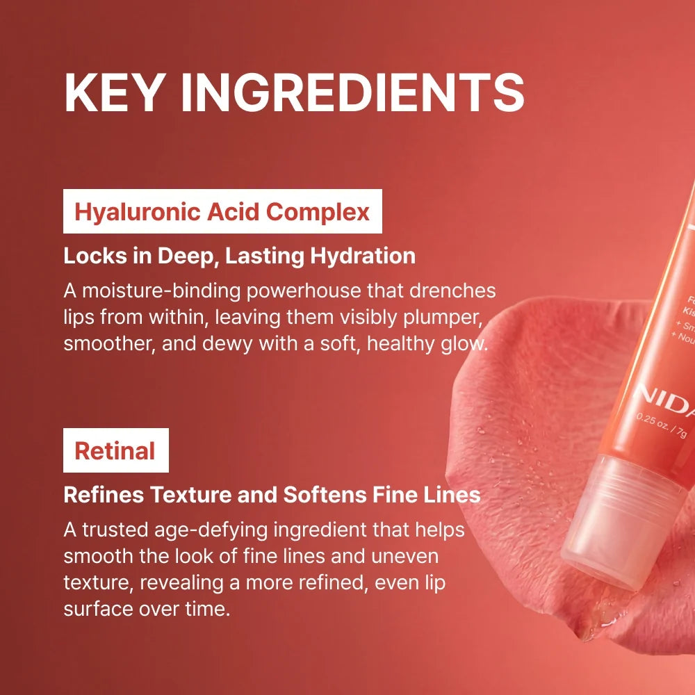 NIDA Retinol Glowy Lip Serum