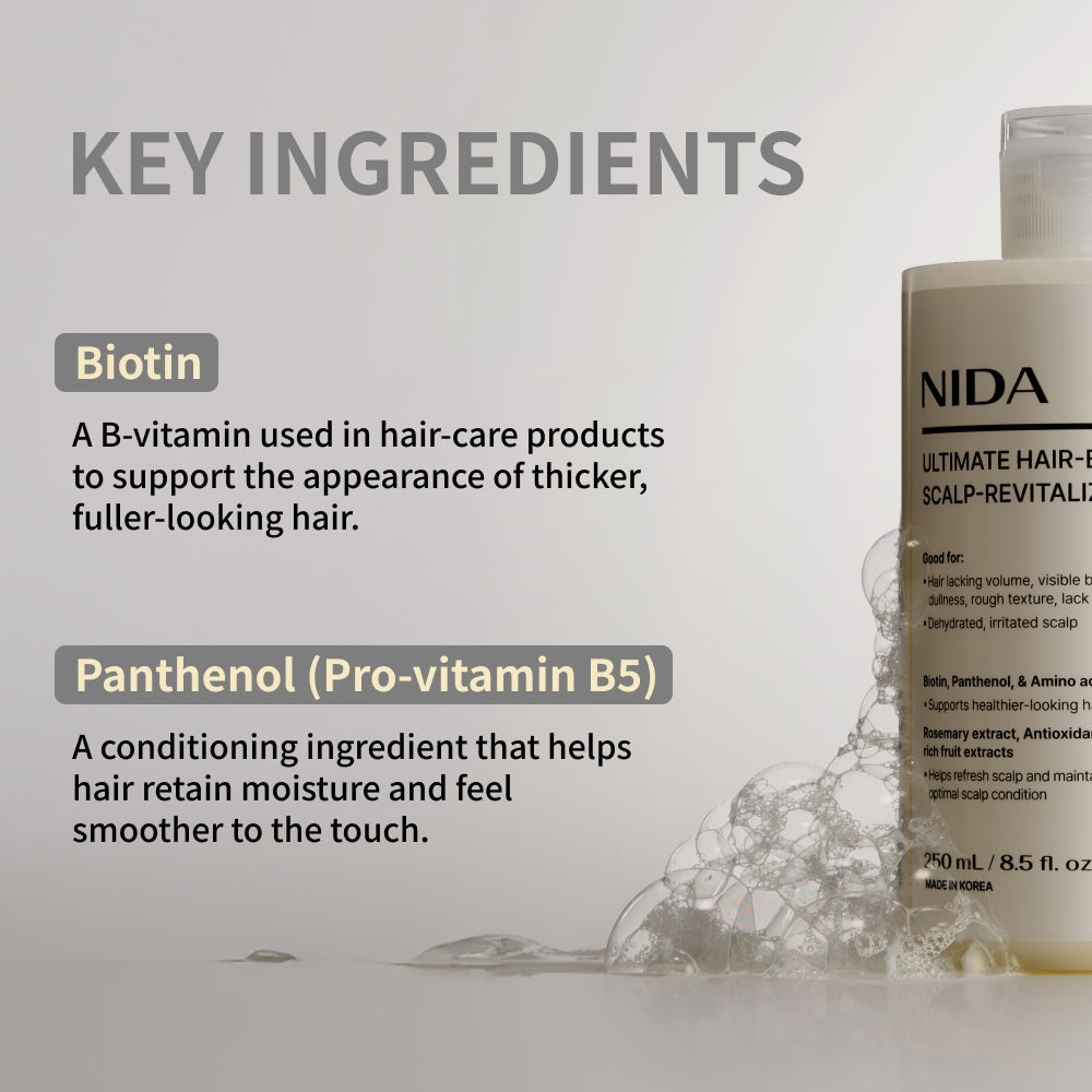 NIDA Ultimate Hair Scalp Care Set (Shampoo & Conditioner)
