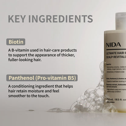 NIDA Ultimate Hair Scalp Care Set (Shampoo & Conditioner)