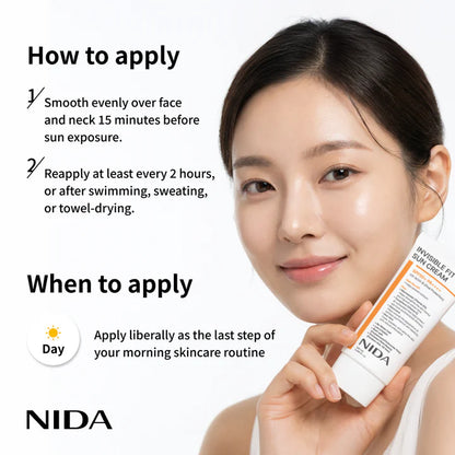 NIDA Invisible Fit Sunscreen