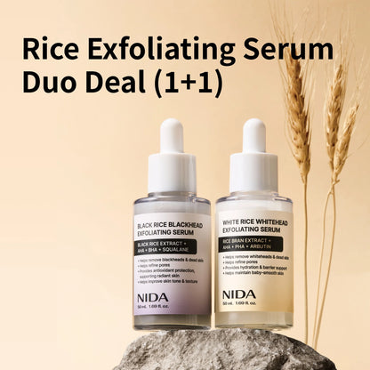 NIDA White Rice Whitehead Exfoliating Serum