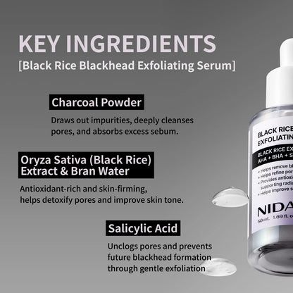 NIDA White Rice Whitehead Exfoliating Serum